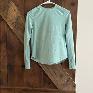 4/$12 DSG Light Green Athletic Long Sleeve Kids Tee